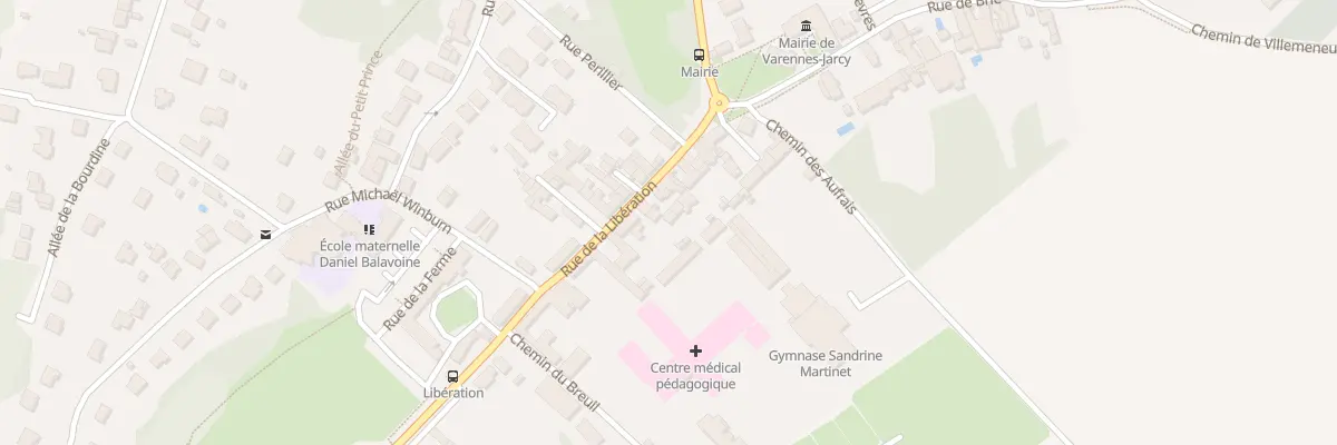 Plan du 17 Rue de la Libération à Varennes-Jarcy