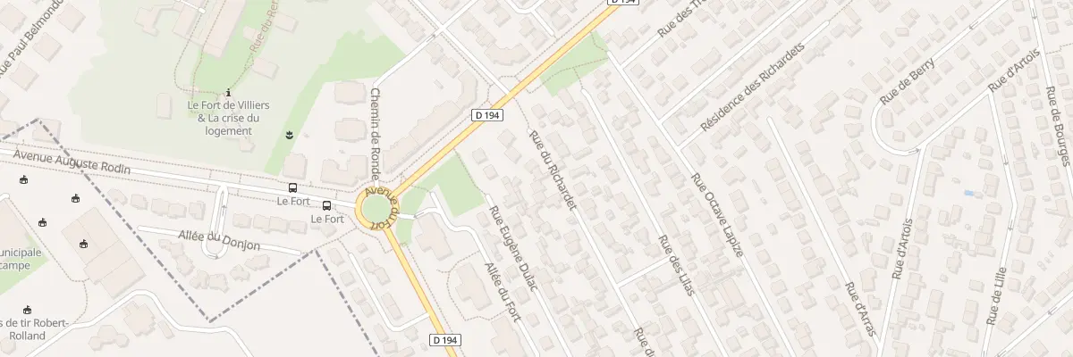 Plan du 45 Rue du Richardet à Noisy-le-Grand