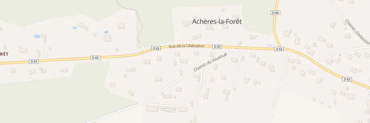 Plan du 47 Rue de la Libération à Achères-la-Forêt