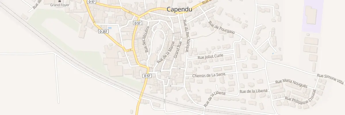 Plan du 24 Gr La Grand Rue à Capendu