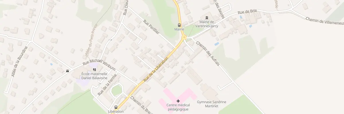 Plan du 9 Rue de la Libération à Varennes-Jarcy