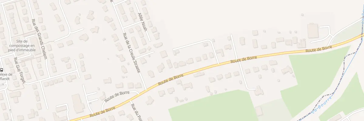 Plan du 133 Rte de Borre à Hazebrouck