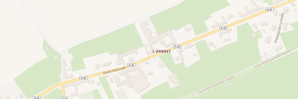 Plan du 28 Rte Nationale à Bavincourt