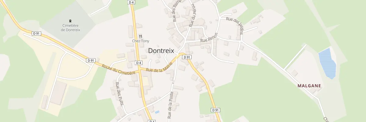 Plan du 2 Rte de Charensat à Dontreix