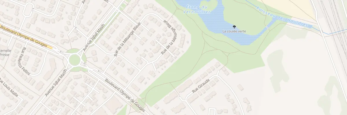 Plan du 20 Rue de la Mésange Bleue à Lieusaint