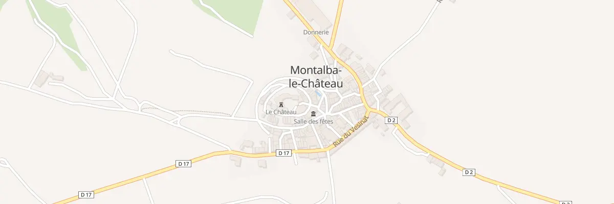Plan du 63 Le Village à Montalba-le-Château