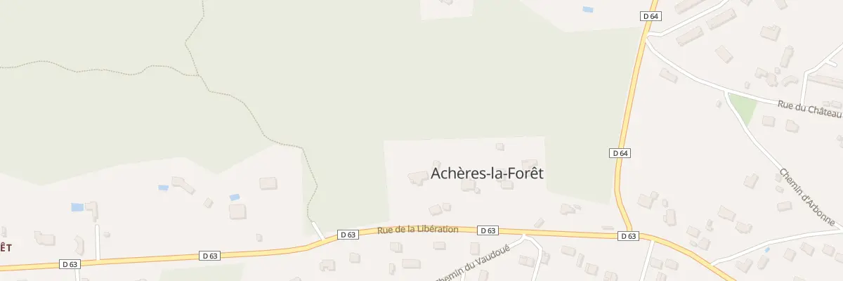 Plan du 50 Rue de la Libération à Achères-la-Forêt