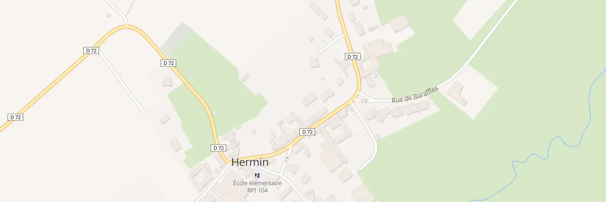 Plan du 308 Rue du Château à Hermin