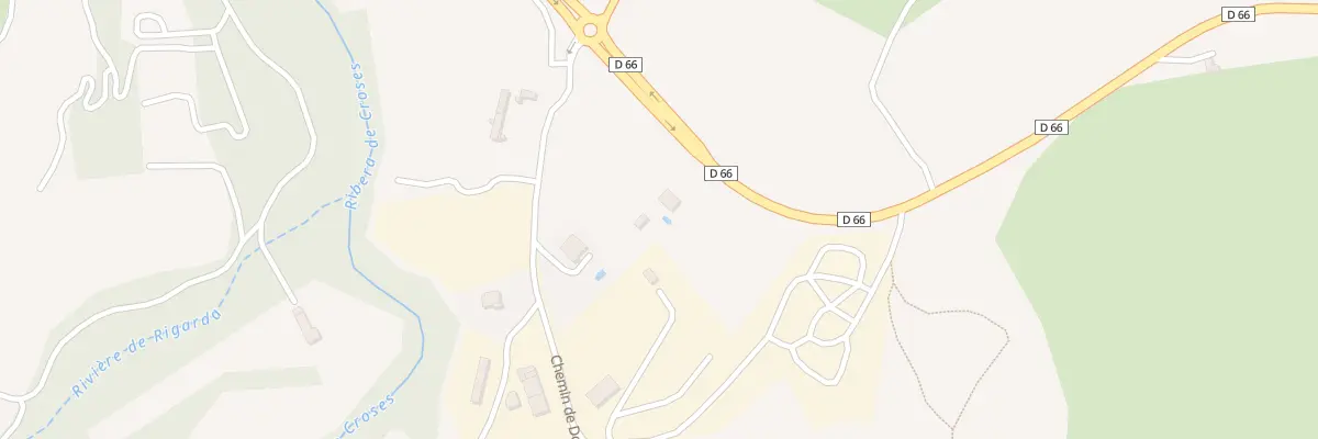 Plan du 9001 Rte Nationale 116 à Rodès