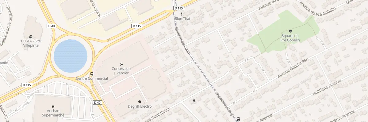 Plan du 2 Av César Franck à Villepinte