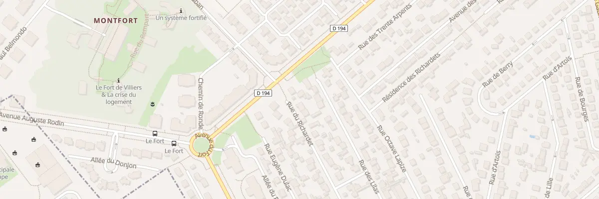Plan du 40 Rue du Richardet à Noisy-le-Grand