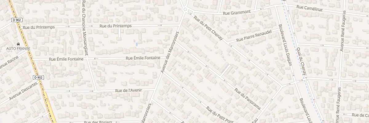 Plan du 43 Rue du Panorama à Gagny