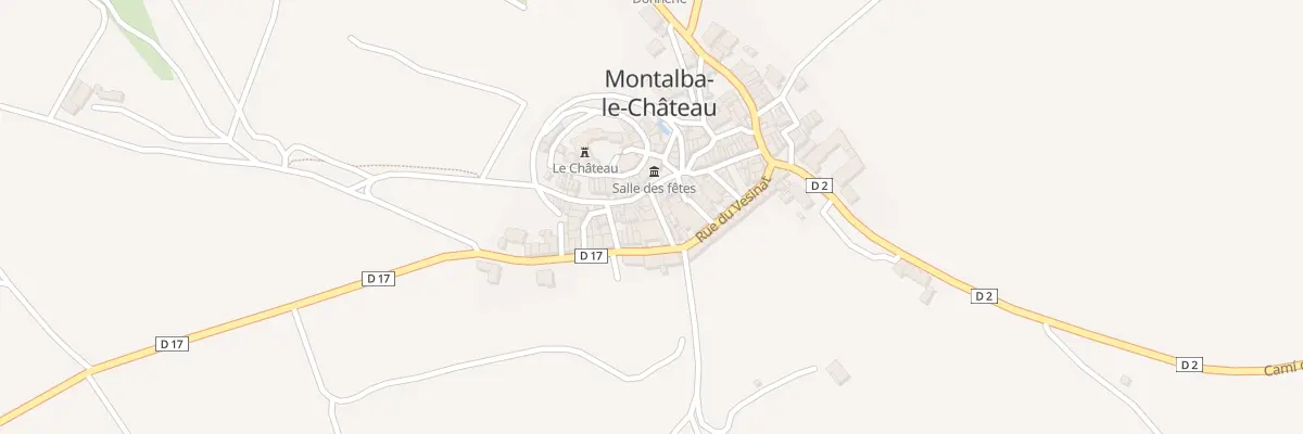 Plan du 80 Le Village à Montalba-le-Château