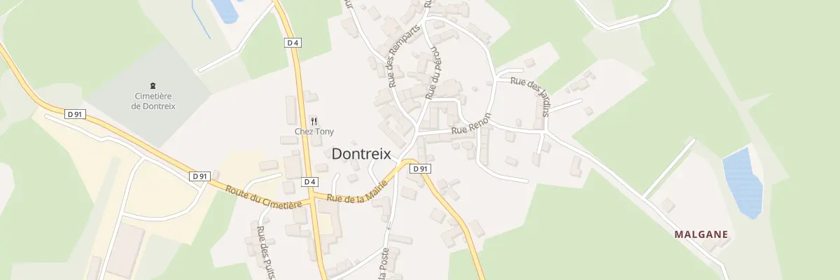 Plan du 6 Rue de la Mairie à Dontreix