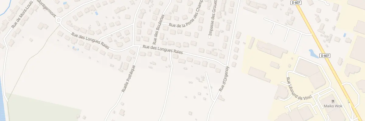 Plan du 33 Rue des Longues Raies à Pringy