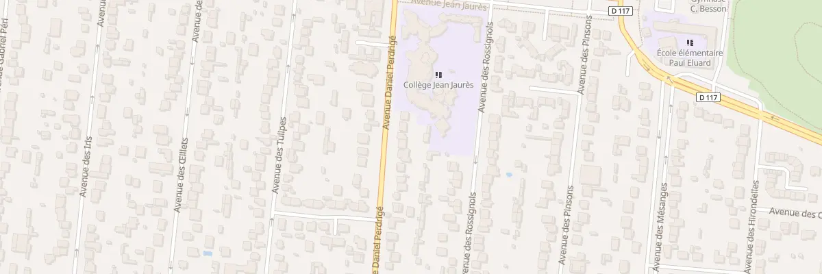 Plan du 71 Av Daniel Perdrigé à Montfermeil