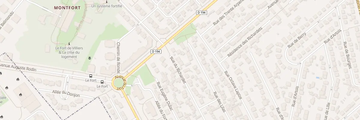 Plan du 38 Rue du Richardet à Noisy-le-Grand