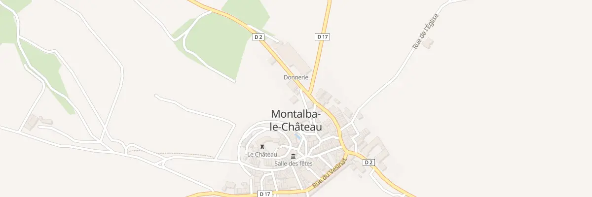 Plan du 18 Le Village à Montalba-le-Château