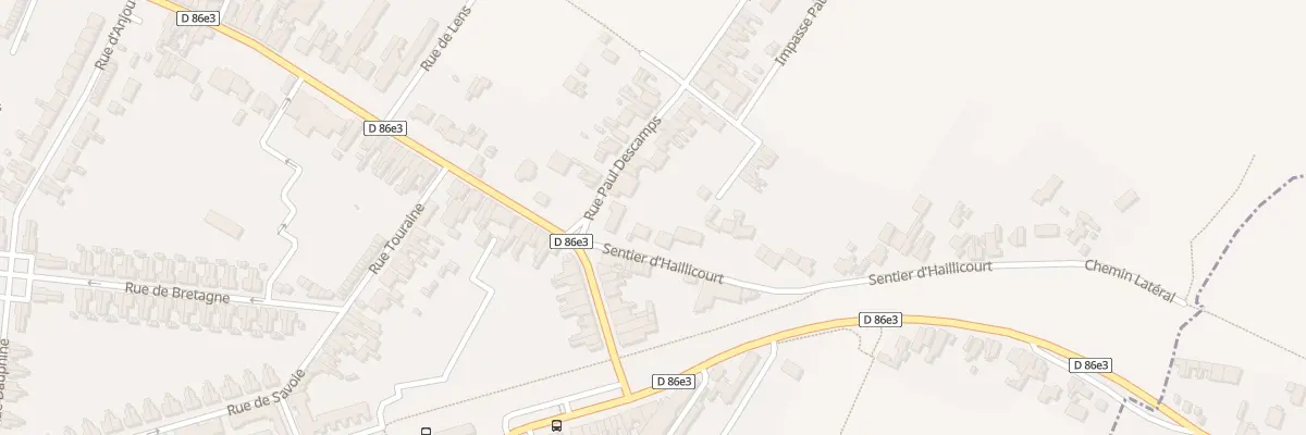 Plan du 41 Sen d’Haillicourt à Bruay-la-Buissière