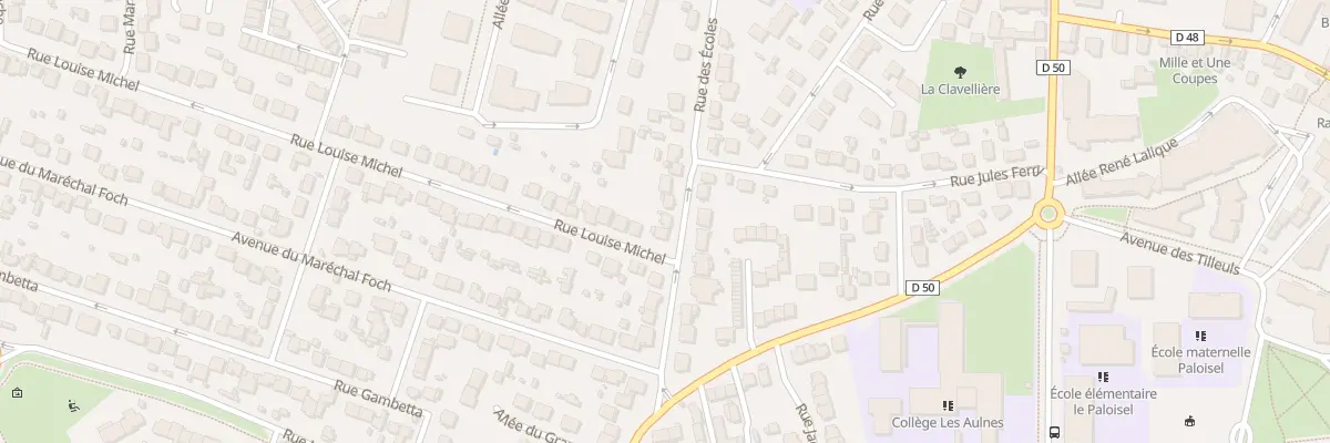 Plan du 36 Rue des Ecoles à Combs-la-Ville