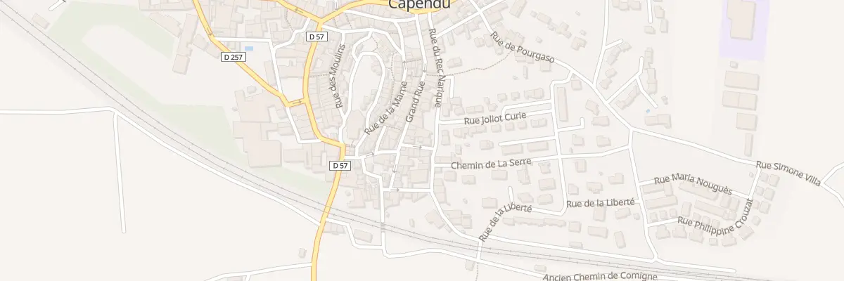 Plan du 3 Rue Marcovicci à Capendu