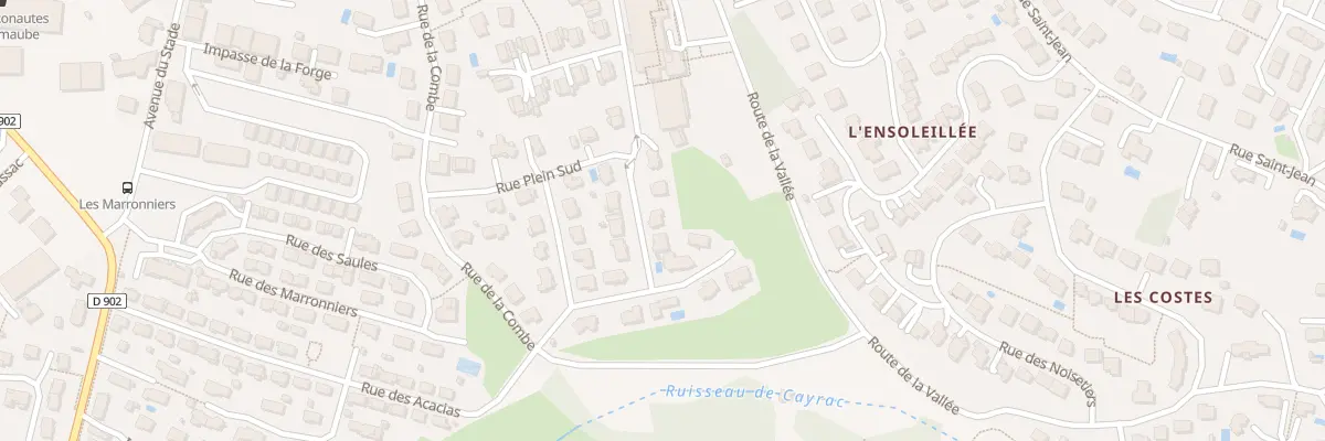 Plan du 32 Rue Plein Sud à Luc-la-Primaube
