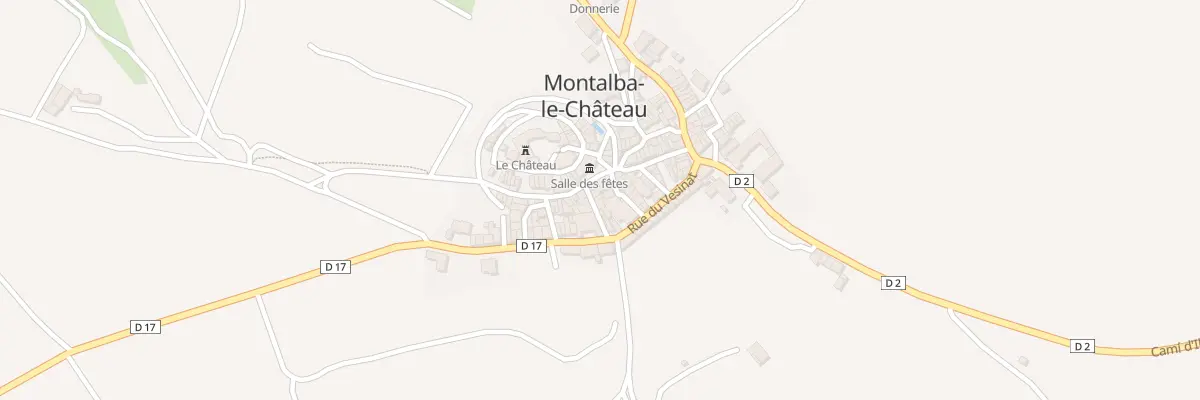 Plan du 81 Le Village à Montalba-le-Château