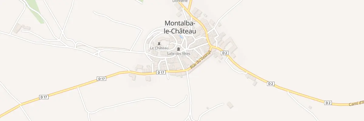 Plan du 79 Le Village à Montalba-le-Château