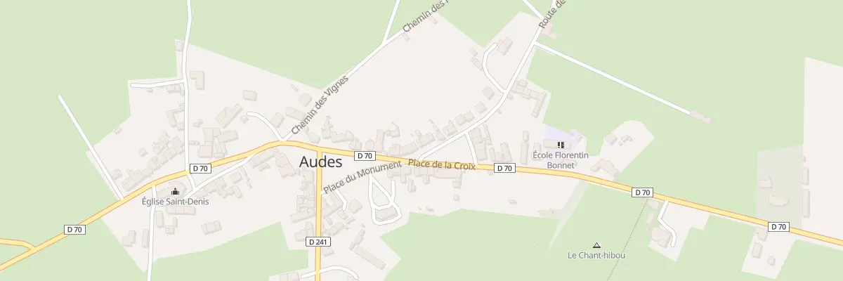 Plan du 3 Pl de la Croix à Audes