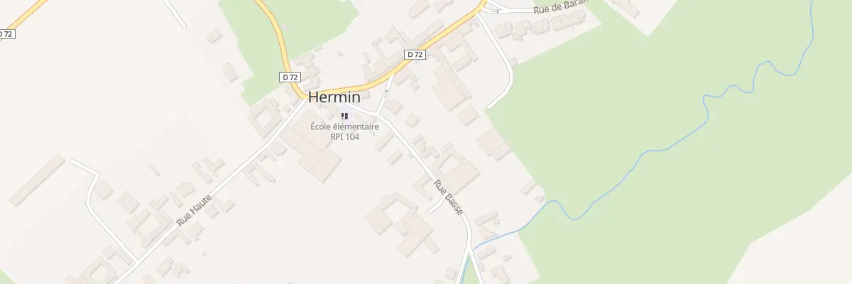 Plan du 111 Rue Basse à Hermin