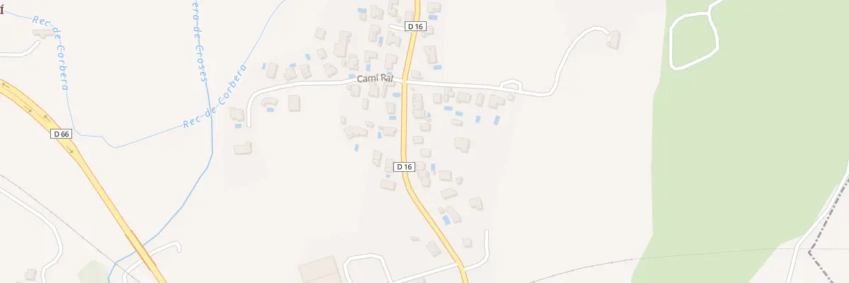 Plan du 27 Rte de Santa Barba à Rodès