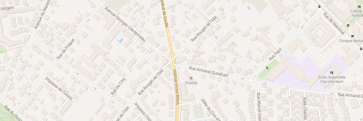 Plan du 87 Rue Rouget de l’Isle à Noisy-le-Grand