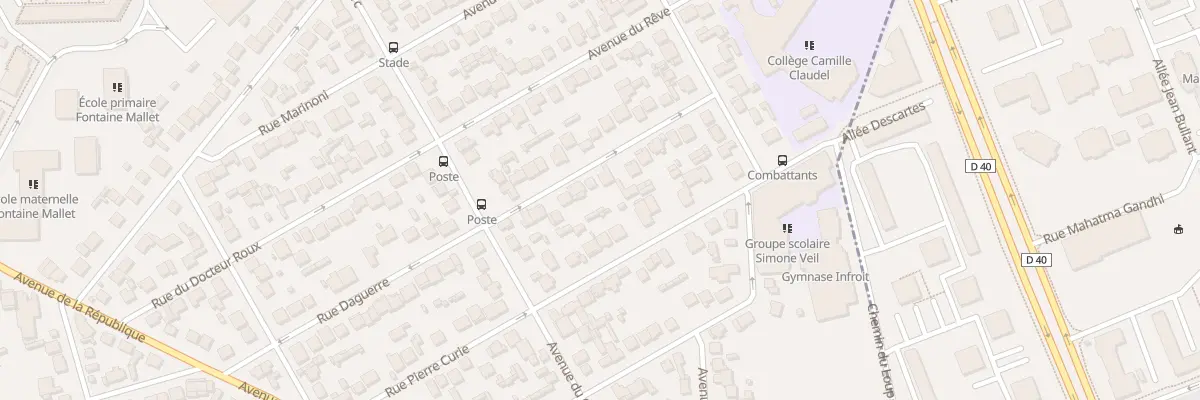 Plan du 14 Av Henri Quatre à Villepinte