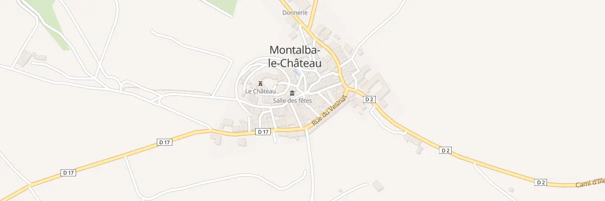 Plan du 90000 Pl de l’Horloge à Montalba-le-Château