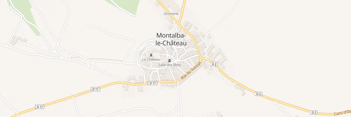 Plan du 61 Le Village à Montalba-le-Château