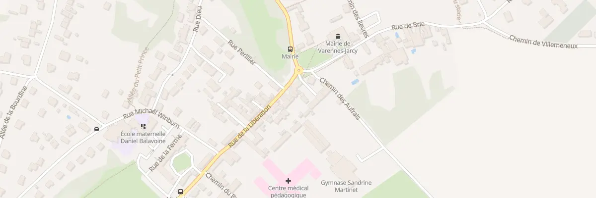 Plan du 3 Rue de la Libération à Varennes-Jarcy