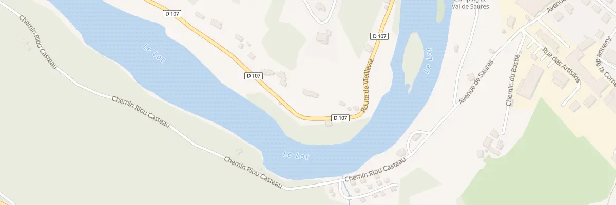 Plan du 1400 Rte de Vieillevie à Entraygues-sur-Truyère