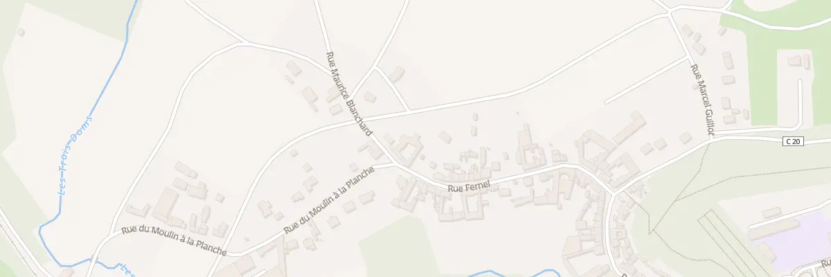 Plan du 38 Rue Fernel à Montdidier