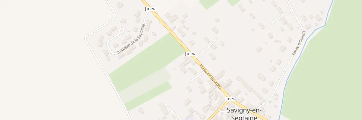 Plan du 25 Rte de Bourges à Savigny-en-Septaine