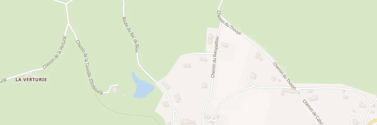 Plan du 61 Che des Chênes à Anglès