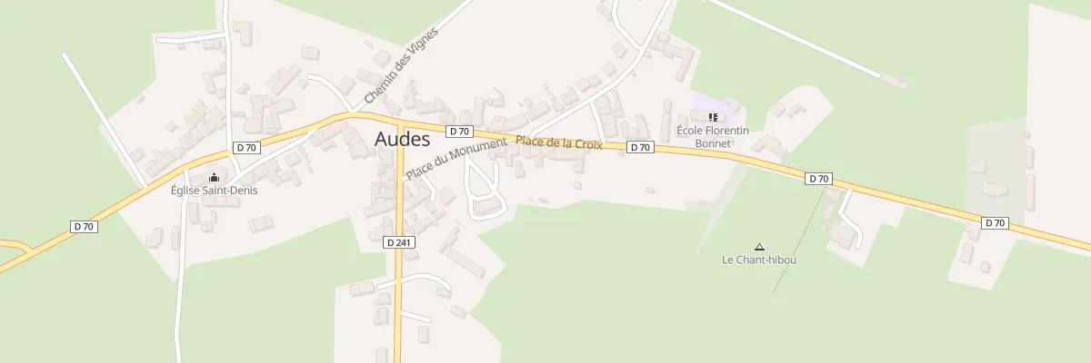 Plan du 8 Pl de la Croix à Audes