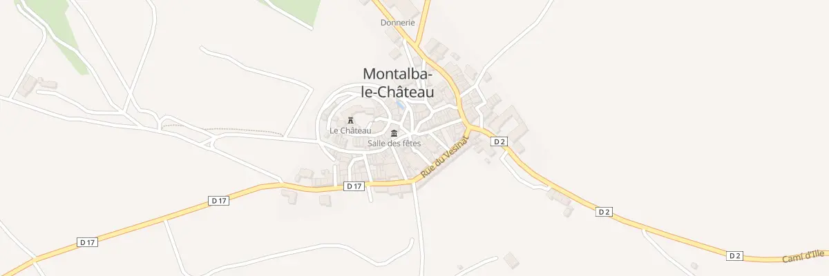 Plan du 12 Rue de l’Horloge à Montalba-le-Château