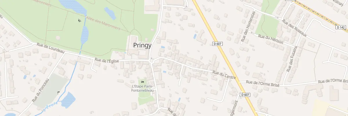 Plan du 12 Rue du Centre à Pringy