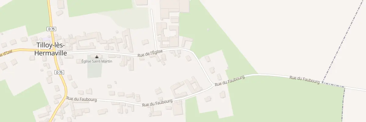 Plan du 32 Rue de l’Eglise à Tilloy-lès-Hermaville