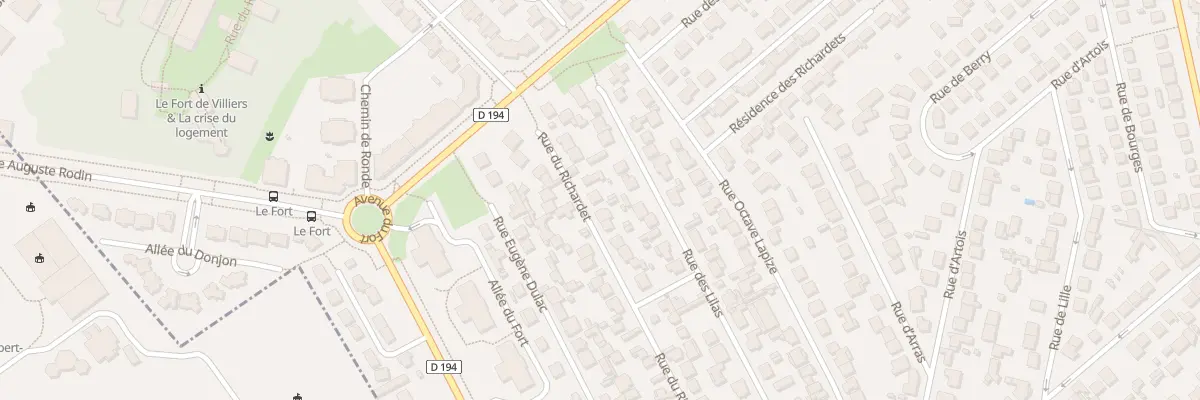 Plan du 30 Rue du Richardet à Noisy-le-Grand