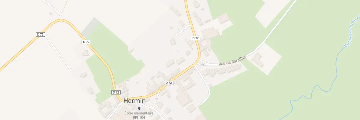 Plan du 286 Rue du Château à Hermin