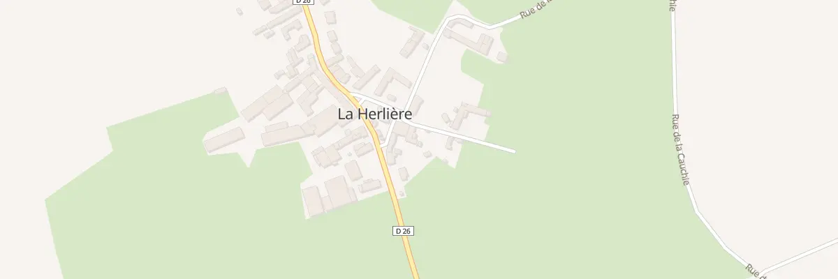 Plan du 1 Rue de l’Église à La Herlière