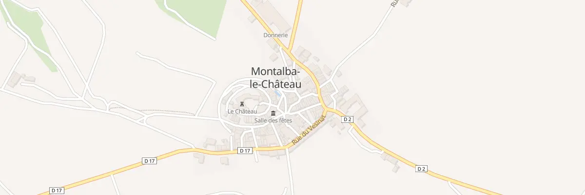 Plan du 111 Le Village à Montalba-le-Château