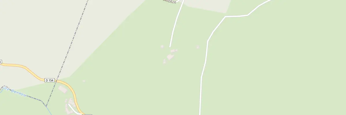 Plan du 343 Che de Belbèze à Berlats