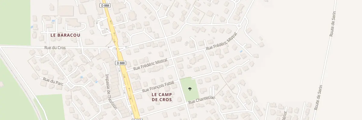 Plan du 20 Rue Henri Fabre à Luc-la-Primaube